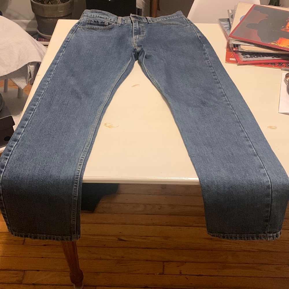 Levi’s 505 men’s blue jeans.